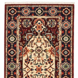 2' X 6' Red Ivory Blue And Orange Oriental Power Loom Stain Resistant Runner Rug With Fringe - Homeroots - Flyclothing LLC