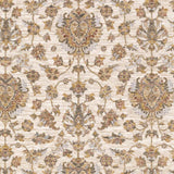 2' X 3' Rust And Ivory Oriental Power Loom Stain Resistant Area Rug With Fringe - Homeroots - Flyclothing LLC