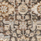 8' X 11' Grey And Ivory Oriental Power Loom Stain Resistant Area Rug With Fringe - Homeroots - Flyclothing LLC