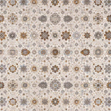 2' X 3' Ivory And Gold Oriental Power Loom Stain Resistant Area Rug With Fringe - Homeroots - Flyclothing LLC