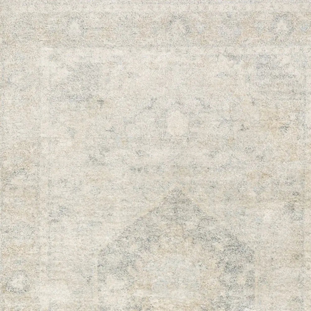 10' X 13' Beige And Grey Oriental Hand Loomed Stain Resistant Area Rug With Fringe - Homeroots - Flyclothing LLC