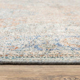 2' X 8' Blue And Red Oriental Hand Loomed Stain Resistant Runner Rug With Fringe - Homeroots - Flyclothing LLC