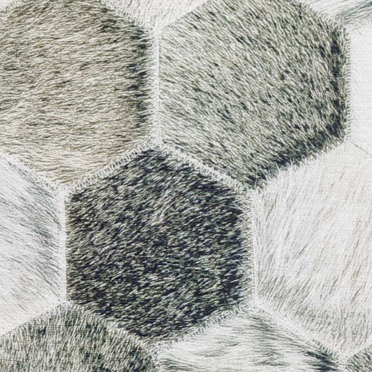 9' X 12' Grey Charcoal Brown Tan And Ivory Geometric Power Loom Stain Resistant Area Rug - Homeroots - Flyclothing LLC