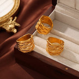 Titanium Steel Multi-Layered Ring - Trendsi - Flyclothing LLC