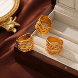 Titanium Steel Multi-Layered Ring - Trendsi - Flyclothing LLC