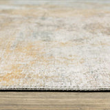 9' X 12' Blue And Yellow Abstract Power Loom Stain Resistant Area Rug - Homeroots - Flyclothing LLC