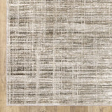 10' X 13' Beige Grey Ivory Tan And Brown Abstract Power Loom Stain Resistant Area Rug - Homeroots - Flyclothing LLC