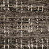 10' X 13' Charcoal Grey Grey Ivory Tan And Brown Abstract Power Loom Stain Resistant Area Rug - Homeroots - Flyclothing LLC