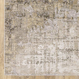 6' X 9' Beige Grey Ivory Tan And Brown Abstract Power Loom Stain Resistant Area Rug - Homeroots - Flyclothing LLC