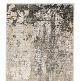 2' X 8' Beige Grey Ivory Tan And Brown Abstract Power Loom Stain Resistant Runner Rug - Homeroots - Flyclothing LLC