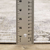 2' X 8' Beige Grey Ivory Tan And Brown Abstract Power Loom Stain Resistant Runner Rug - Homeroots - Flyclothing LLC