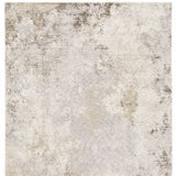 10' X 13' Beige Ivory Tan Grey And Brown Abstract Power Loom Stain Resistant Area Rug - Homeroots
