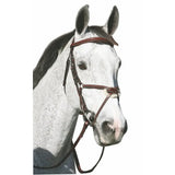 Henri de Rivel Pro Mono Crown Raised Figure Eight Bridle with Rubber Reins - Breeches.com - Flyclothing LLC