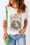 Guitar Graphic Round Neck Short Sleeve T-Shirt - Trendsi