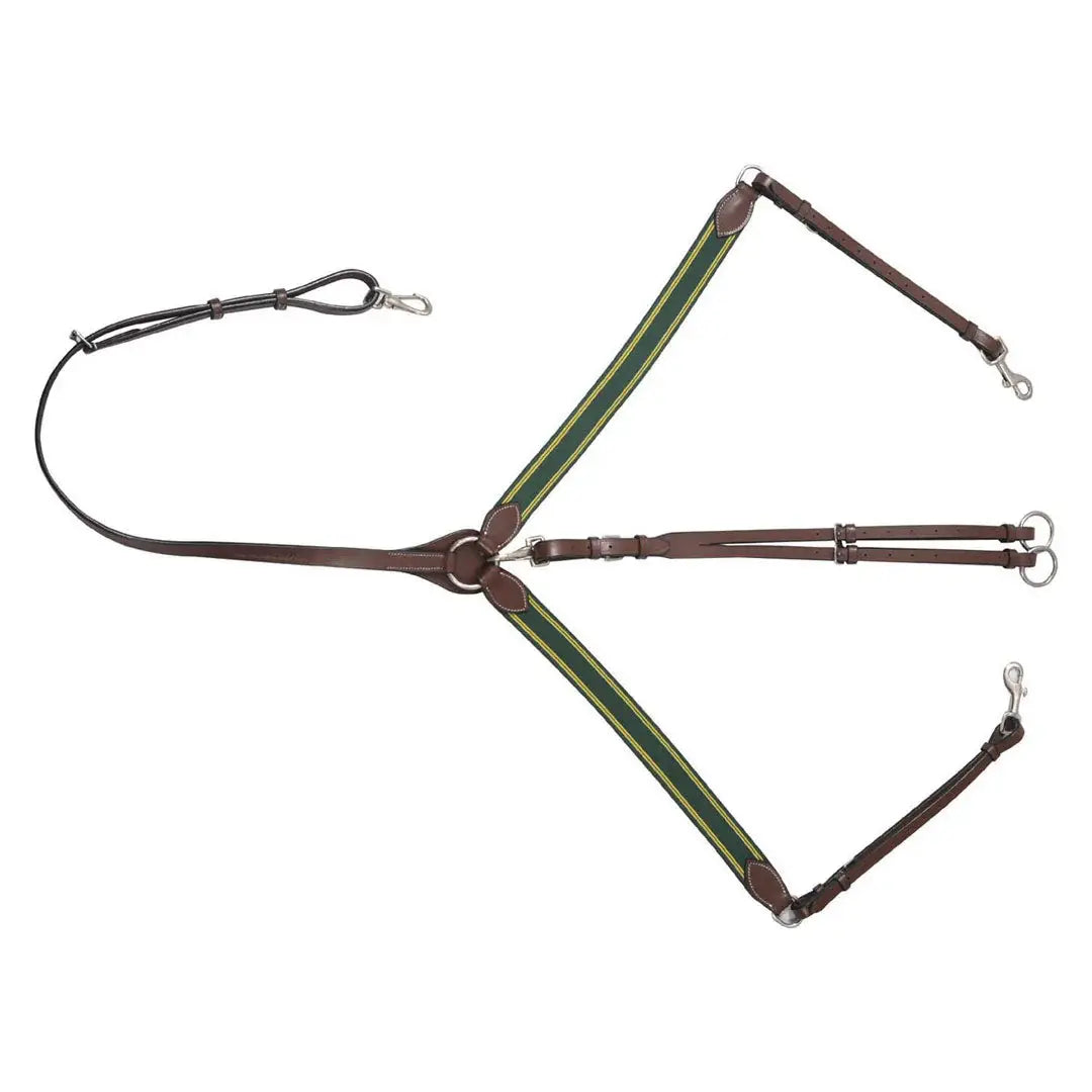 Henri de Rivel Pro Elastic Breastplate Martingale with Running Attachment - Breeches.com - Flyclothing LLC