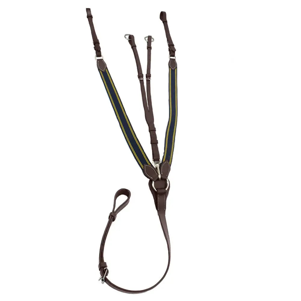 Henri de Rivel Pro Elastic Breastplate Martingale with Running Attachment - Breeches.com - Flyclothing LLC