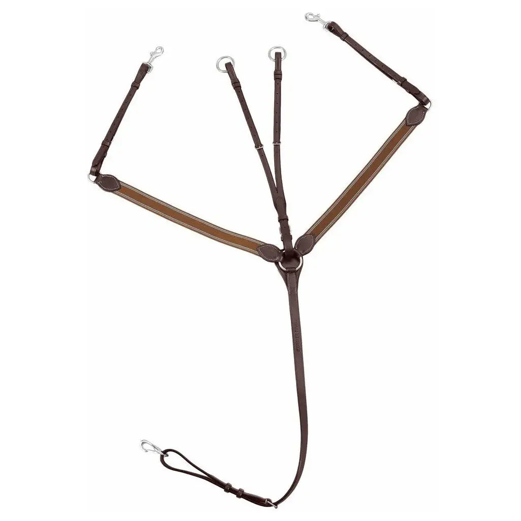 Henri de Rivel Pro Elastic Breastplate Martingale with Running Attachment - Breeches.com - Flyclothing LLC