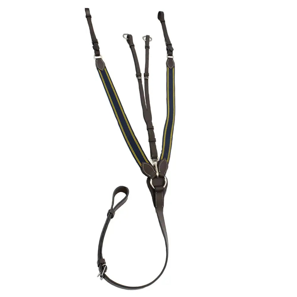 Henri de Rivel Pro Elastic Breastplate Martingale with Running Attachment - Breeches.com - Flyclothing LLC