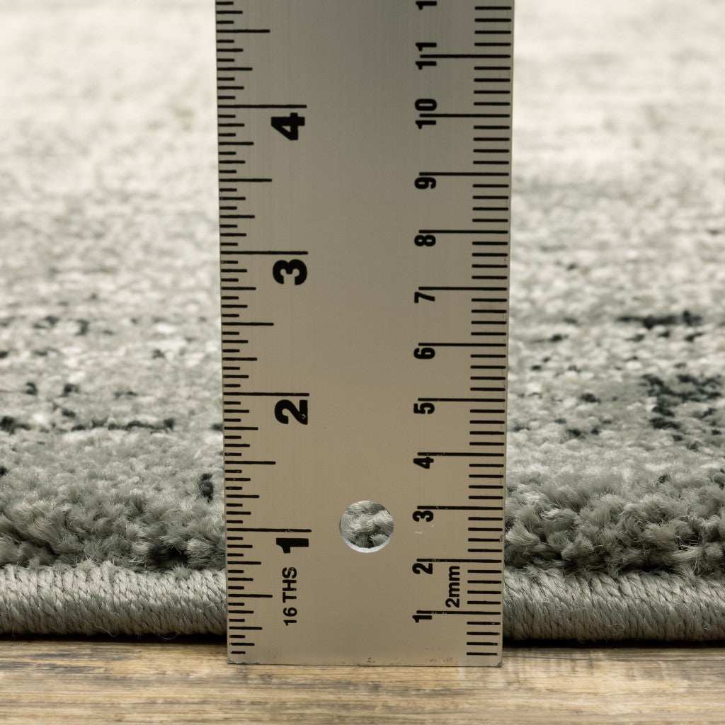 10' X 13' Grey Beige And Blue Power Loom Stain Resistant Area Rug - Homeroots - Flyclothing LLC