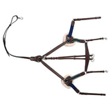 Henri de Rivel Pro 5 Point Elastic Breastplate Martingale with Running Attachment - Breeches.com - Flyclothing LLC