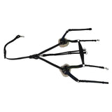 Henri de Rivel Pro 5 Point Elastic Breastplate Martingale with Running Attachment - Breeches.com - Flyclothing LLC