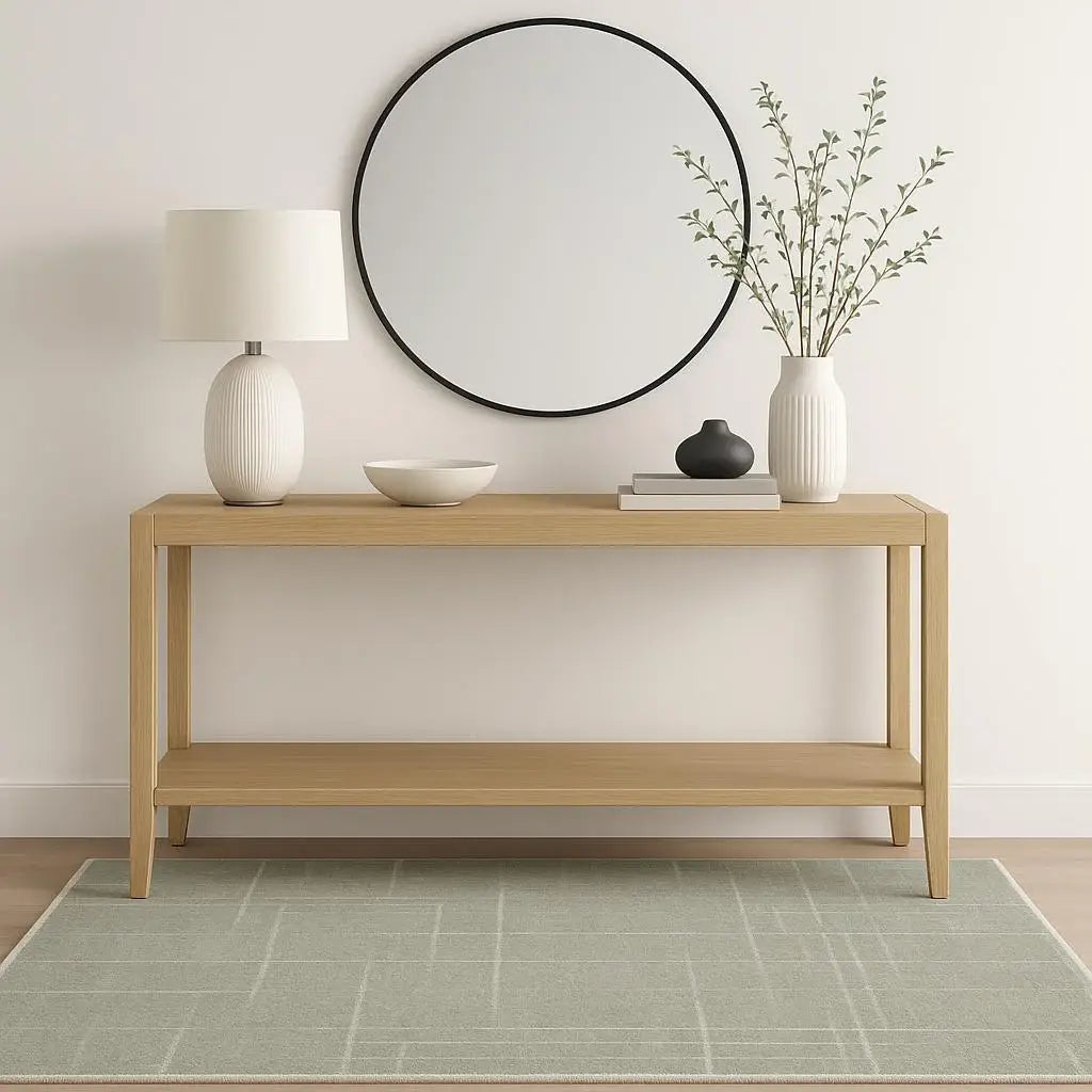 4' X 6' Grey And Ivory Geometric Shag Power Loom Stain Resistant Area Rug - Homeroots - Flyclothing LLC