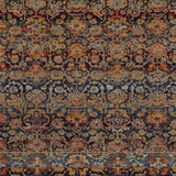 10' X 13' Blue and Ivory Abstract Power Loom Area Rug - Homeroots