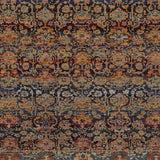 5' X 7' Blue and Ivory Abstract Power Loom Area Rug - Homeroots