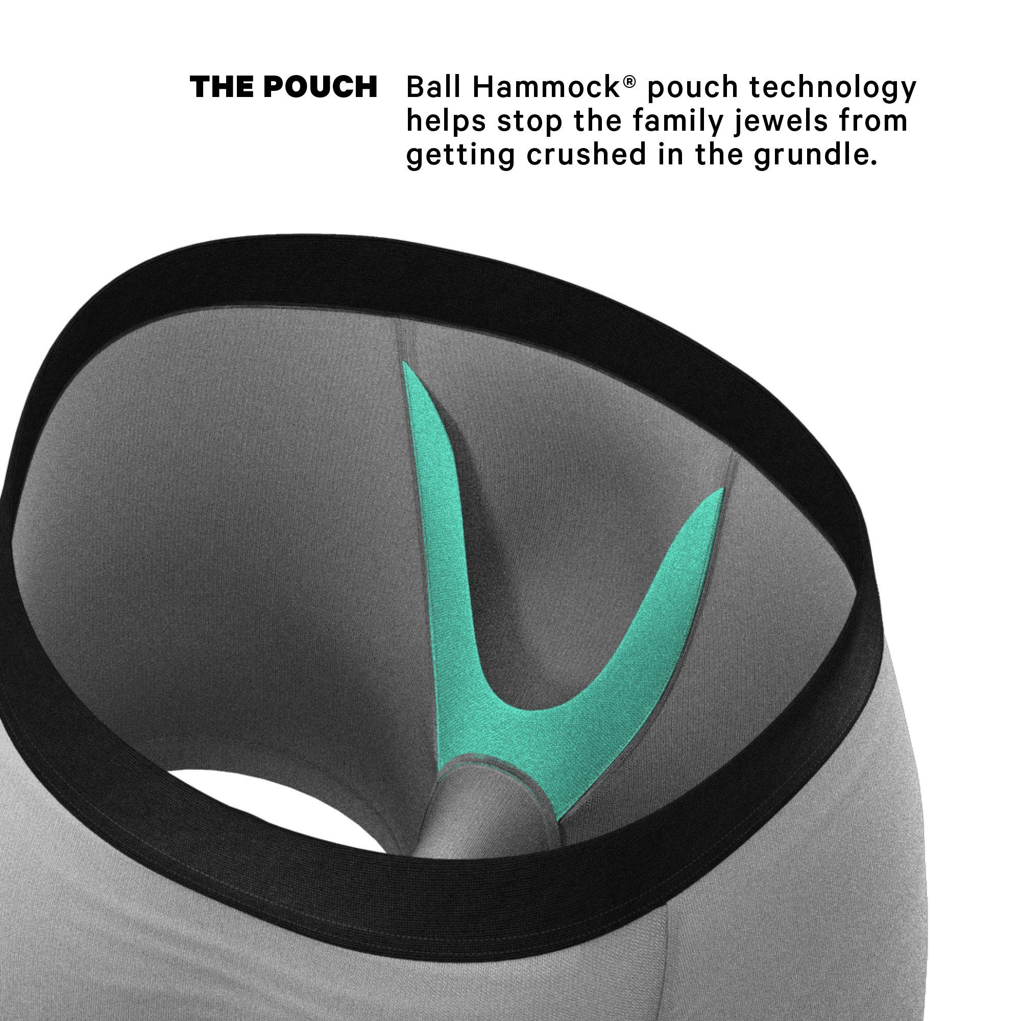 The 50 Shades | Grey Ball Hammock® Pouch Underwear - Shinesty