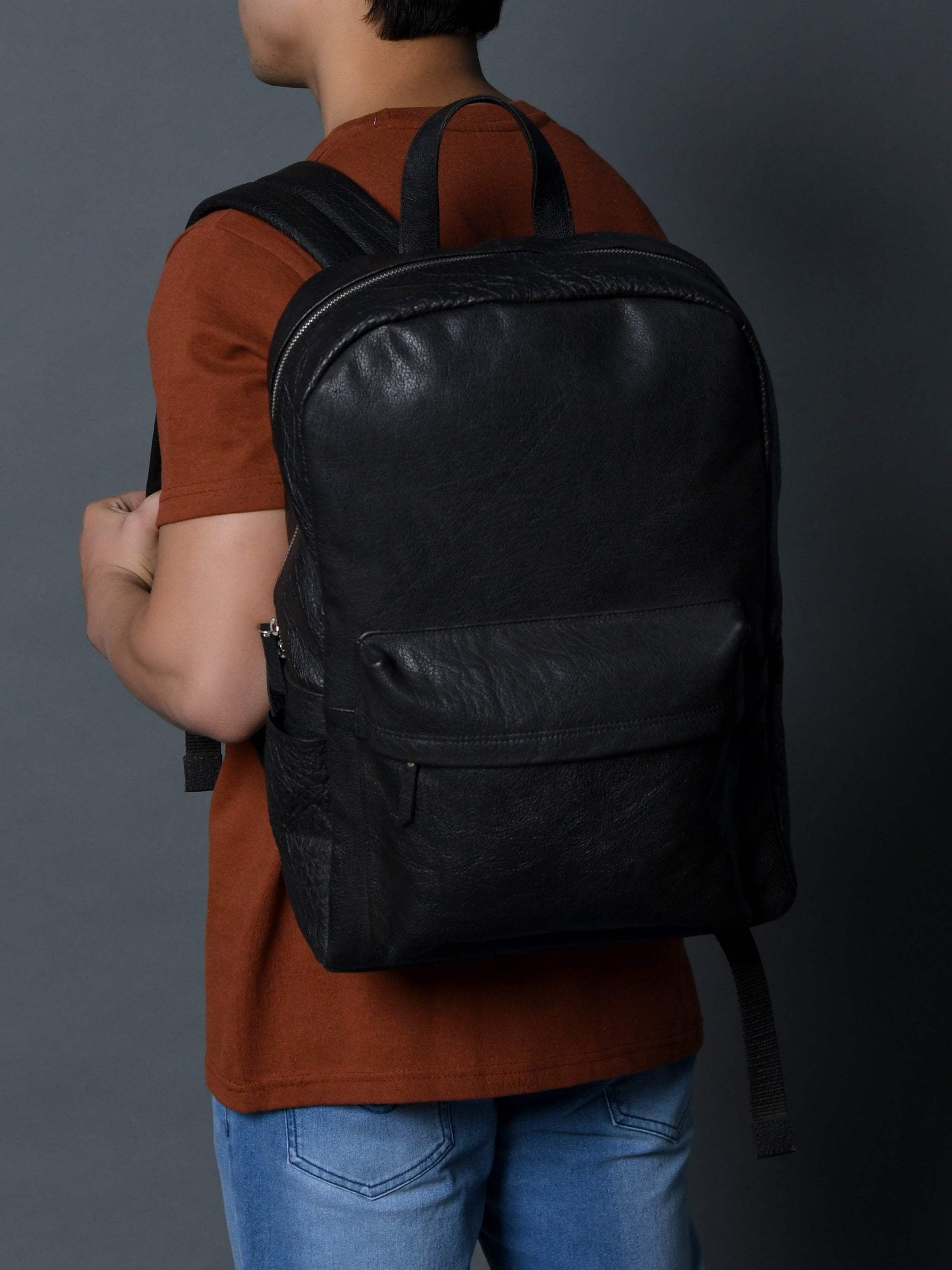 NoirTrek Leather Backpack 1.0 - Classy Leather Bags - Flyclothing LLC