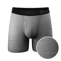 The 50 Shades | Grey Ball Hammock® Pouch Underwear With Fly - Shinesty