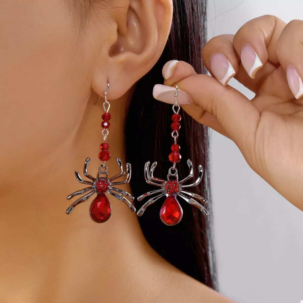 Halloween Spider Dangle Earrings - Trendsi - Flyclothing LLC