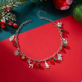 Christmas Themed Charm Necklace - Trendsi - Flyclothing LLC