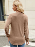 Round Neck Long Sleeve T-Shirt - Trendsi - Flyclothing LLC