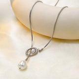 Pearl Pendant Necklace - Trendsi - Flyclothing LLC