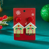 Christmas Acrylic Dangle Earrings - Trendsi - Flyclothing LLC