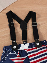 Children's Patriotic Celebration Outfit Set - Trendsi - Flyclothing LLC