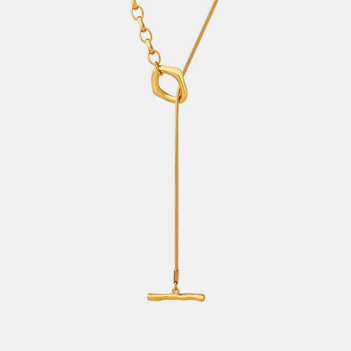 Titanium Steel Chain Necklace - Trendsi - Flyclothing LLC