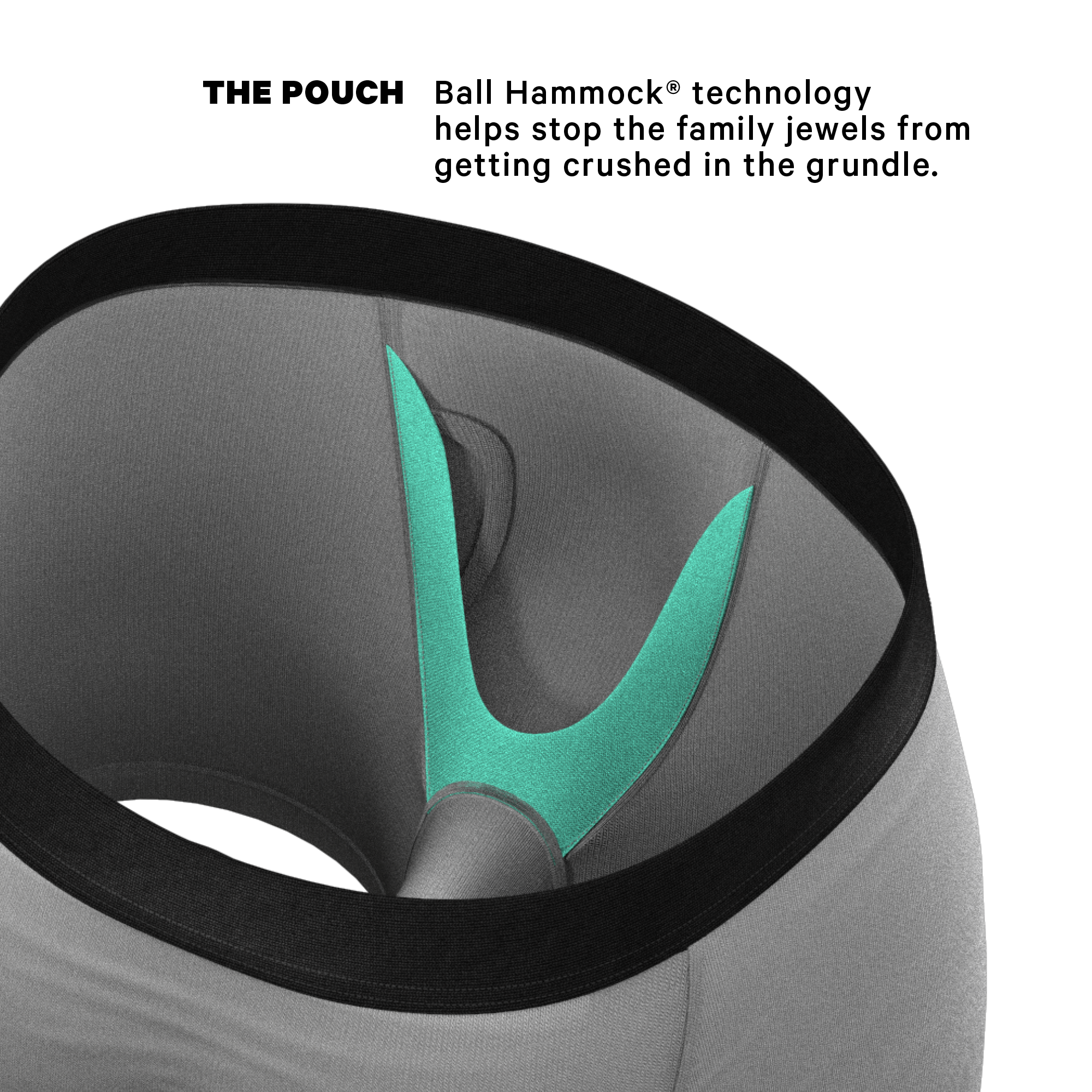The 50 Shades | Grey Ball Hammock® Pouch Underwear With Fly