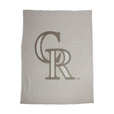 Colorado Rockies Oversized Logo Sublimated Sweatshirt Blanket - Logo Brands - Flyclothing LLC