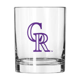 Colorado Rockies 14oz Gameday Rocks Glass - Logo Brands - Flyclothing LLC