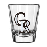 Colorado Rockies 2oz Swagger Shot Glass - Logo Brands - Flyclothing LLC