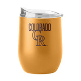 Colorado Rockies 16oz Huddle Powder Coat Curved Beverage - Logo Brands - Flyclothing LLC