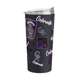 Colorado Rockies 20oz Dream Weave Powder Coat Tumbler - Logo Brands - Flyclothing LLC