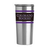 Colorado Rockies 20oz Stripe Fusion Tumbler