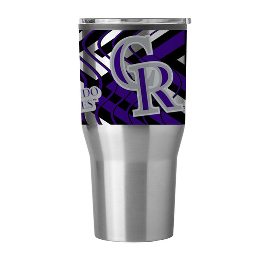 Colorado Rockies Flex 30oz Plastic Wall Stainless - Logo Brands - Flyclothing LLC