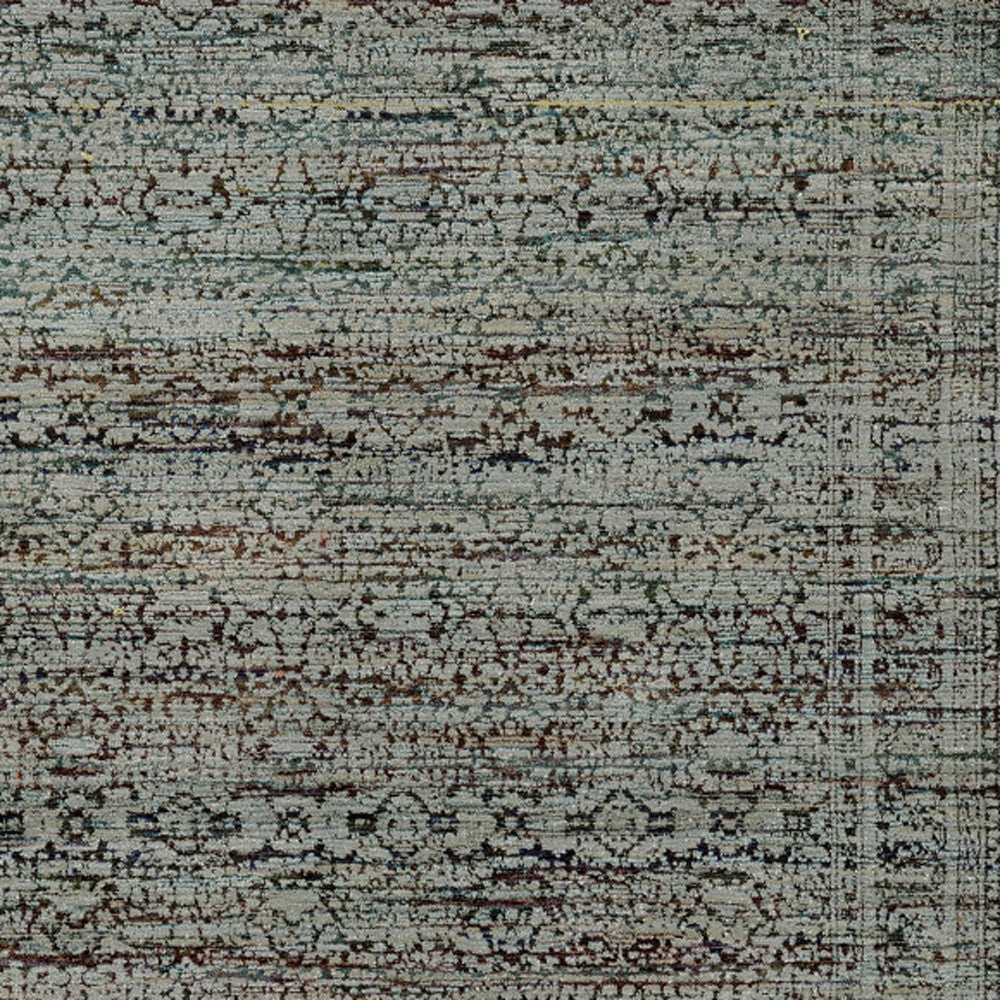 10' X 13' Blue Green Oriental Power Loom Area Rug - Homeroots - Flyclothing LLC