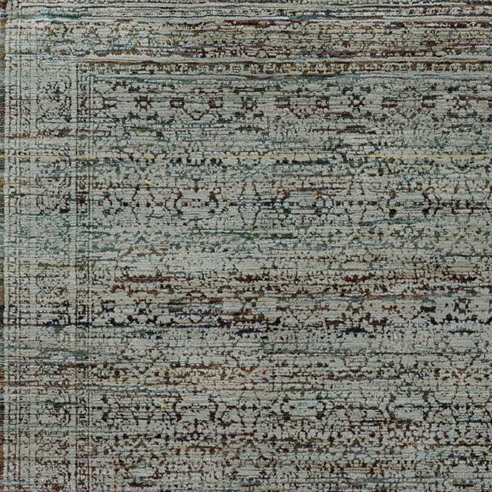 9' X 12' Blue Green Oriental Power Loom Area Rug - Homeroots - Flyclothing LLC