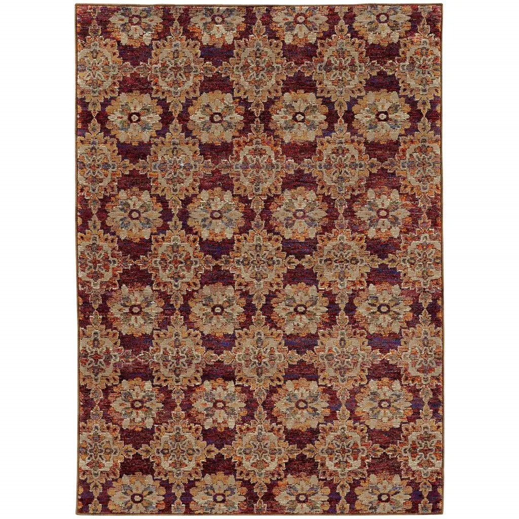 2' X 3' Oriental Power Loom Area Rug - Homeroots - Flyclothing LLC