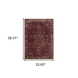 2' X 3' Oriental Power Loom Area Rug - Homeroots - Flyclothing LLC
